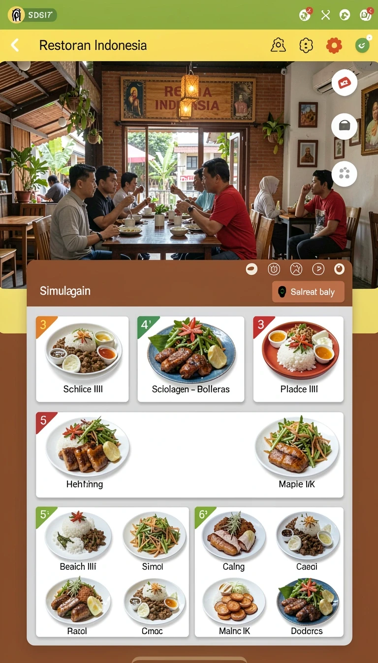 rejekigames - Tampilan antarmuka yang menarik dan intuitif.