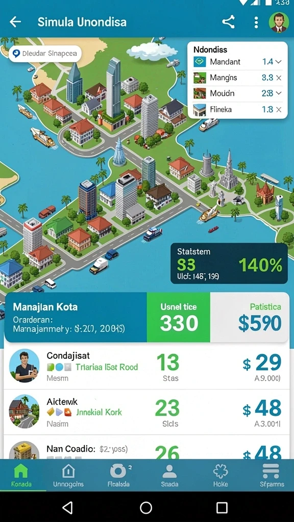 rpok - Grafik yang memukau dalam setiap level permainan.